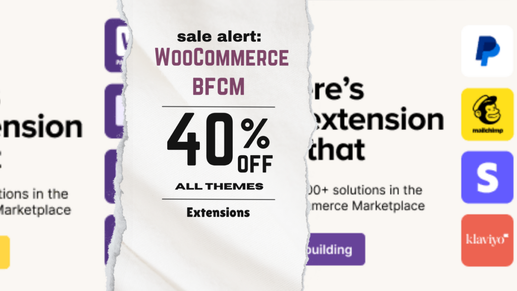 Get 40% OFF on premium WooCommerce themes and extensions