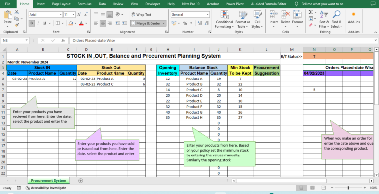 procurement planning